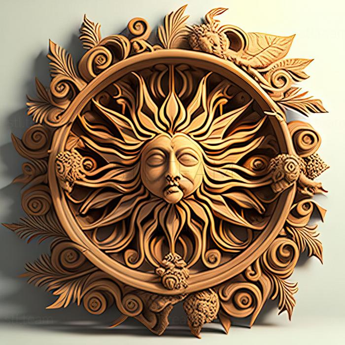 3D model st sun (STL)